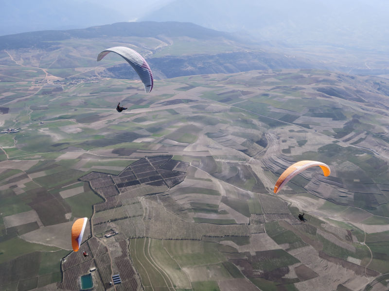 La vue Plateau du Kik derrière Aguergour